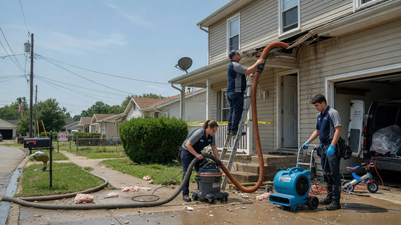 Water Damage Restoration in Hooppole, IL near me